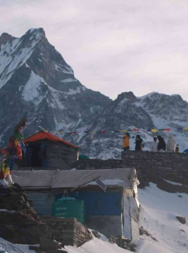 Macchapuchhre himal from the base camp